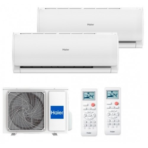 Мульти сплит система на 2 комнаты Haier 2U50S2SM1FA-3/AS07TS6HRA-M/AS12TS6HRA-M