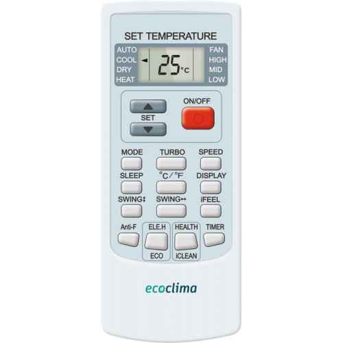 Кондиционер Ecoclima Frost Line ECW-AX12/FB-4R1 / EC-AX12/F-4R1